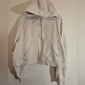 Lululemon Oversize Scuba 1/2 Zip Hooded Sweatshirt